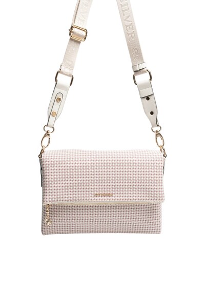 Silver Polo Silver & polo sp963 women's Crossbody Bag goose foot Plaid burgun...