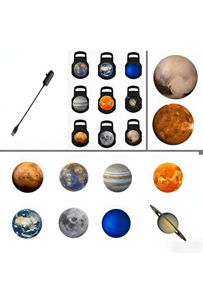 Arabest Star Projector Night Light with 10 Discs, USB Powered Multi Pattern L...