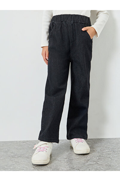 Styli Toddler Girl pull on wide leg jeans
