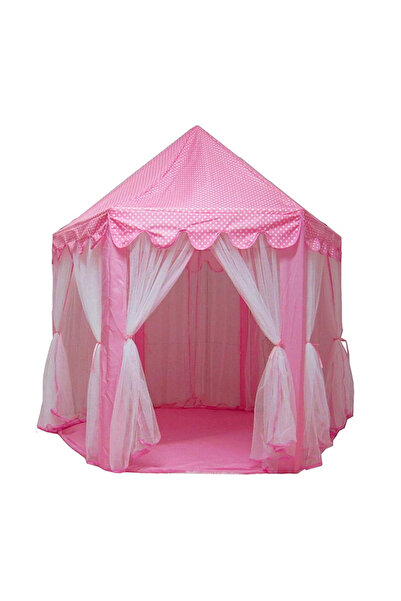 Arabest بيت لعب سداسي الشكل للأطفال، ألعاب أميرات وهدايا داخلية (خيمة وردية م...