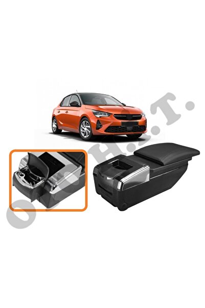 OTO H.İ.T. OPEL CORSA F UYUMLU BARDAKLIKLI LÜKS KOL DAYAMA KOLÇAK SİYAH İTHAL.