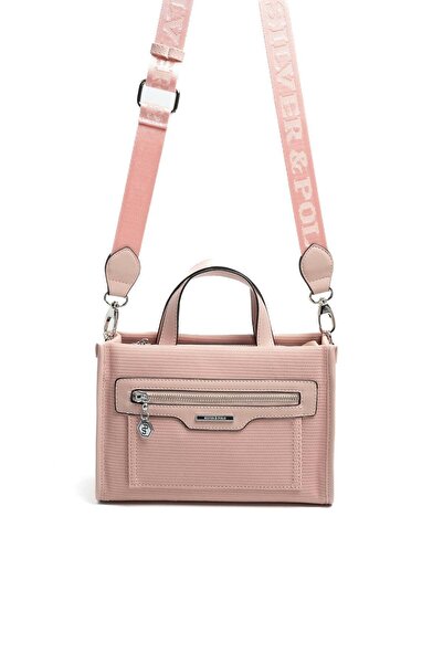 Silver Polo Silver & polo sp1271 women's Clutch Bag honeycomb pink-pink