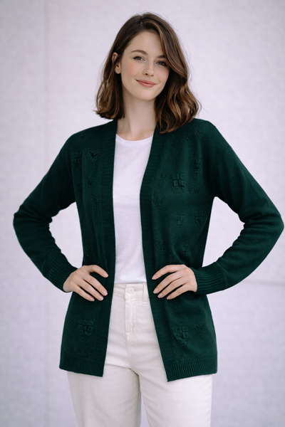 benguen Summer Cotton Cardigan R4551 Emerald Green