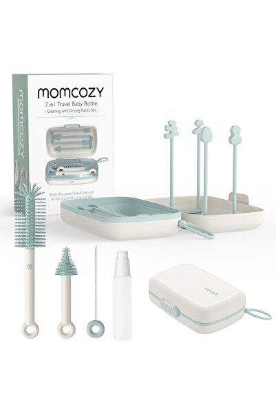 Momcozy مجموعة فرشاة تنظيف الرضّاعات - طقم تنظيف رضّاعات الأطفال مع فرشاة سيل...