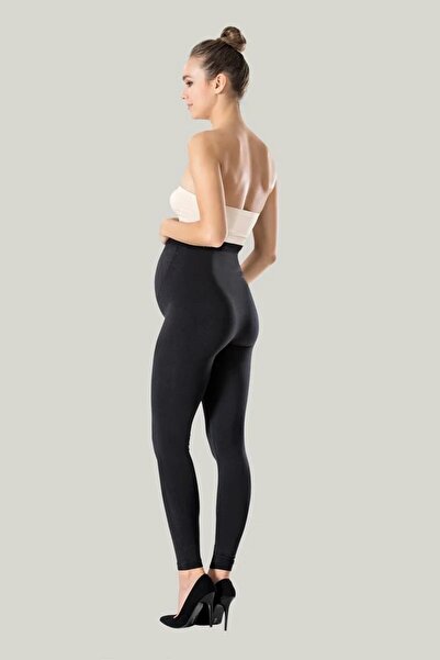 erysa belle بنطلون حمل أسود بخصر مرتفع مع دعم للبطن، مرن و قابل للتنفس، بنطلو...