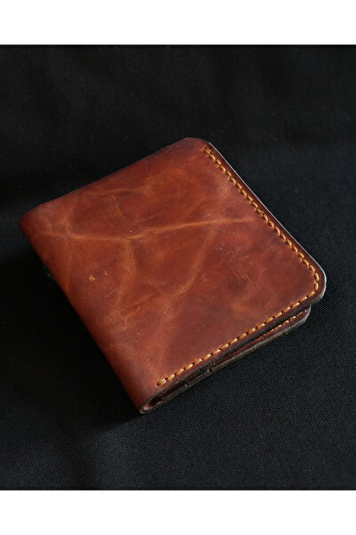 INKD Leather Vertical Classic Men's Wallet - Genuine Cowhide Leather - Handcr...