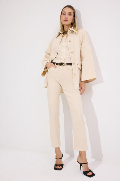 Touché Privé Elastic Waist Denim Pants