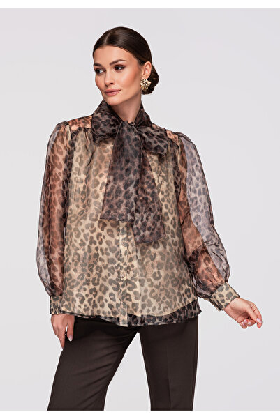 OMBRE Femei Cămașă Elegantă OW-SH-E0031