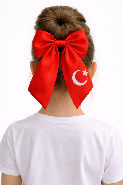 Sibel Günay Butik Дівчача руда шпилька для волосся з принтом у вигляді півміс...