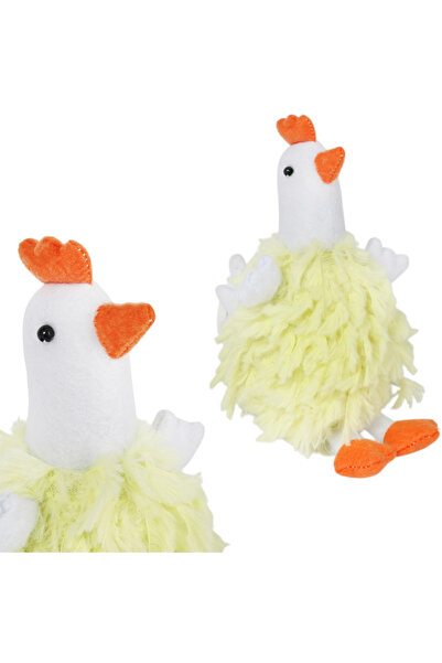 Goliat KURA OZDOBA PLUSZOWA KURA FOLCLOR WIELKANOC ŻÓŁTA 18 CM