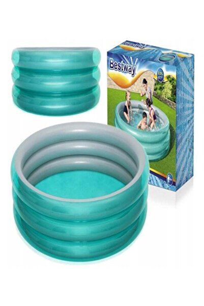 BESTWAY Big Metallic 3-Ring Pool 201X53Cm