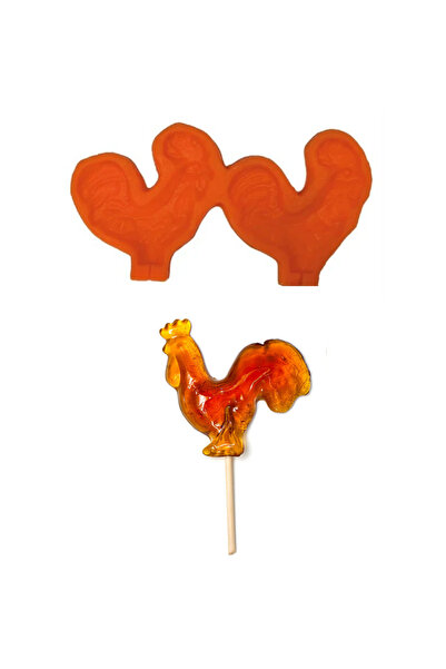 adin tasarım قالب حلوى على شكل ديك، مجموعة من قطعتين، قالب شوكولاتة على شكل د...