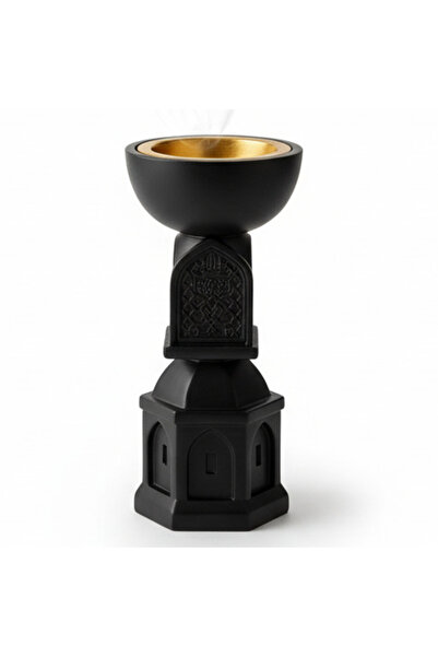 AKDC Black Ceramic Decorative Incense Burner
