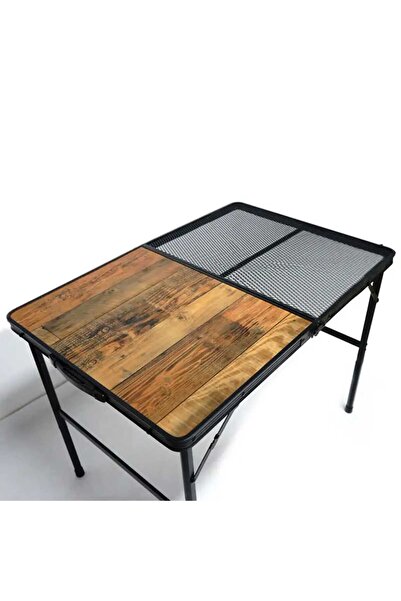 VENUSTAR Masa pliabila din plasa de fier, portabila, 70x40x20 cm