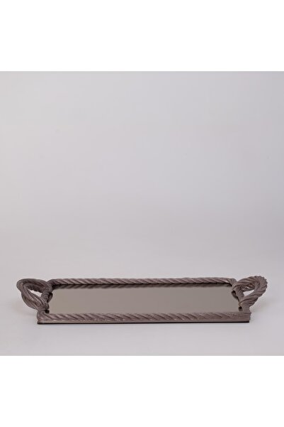 Selim Nexus Mirrored Tray Taupe
