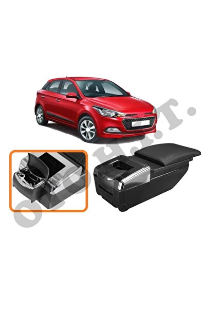 OTO H.İ.T. HYUNDAİ İ20 MK2 UYUMLU BARDAKLIKLI LÜKS KOL DAYAMA KOLÇAK SİYAH İT...