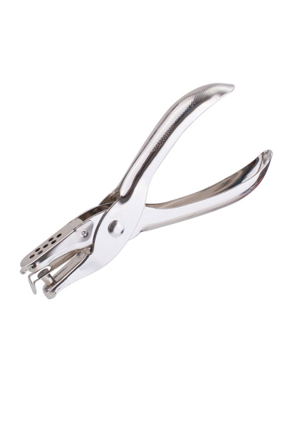 TECLA EDITION Perforator cu o singură gaură pentru 8 coli E0114, metal nichel...