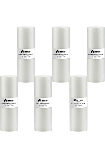 zafit Set 6 role pungi de vidat gofrate ZAFIT™, 20 x 300 cm