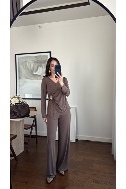 sinemkivanc co KRUVAZE YAKA GOLD TOKALI İKİLİ TAKIM