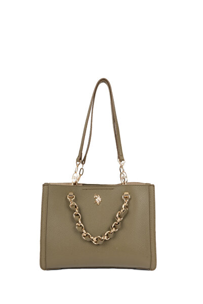 U.S. Polo Assn. Khaki Women's Shoulder Bag Us26146