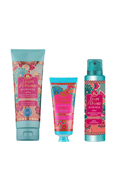 Tesori d'Oriente 3-product package: Ayurveda Relaxation, Shower Gel, Deodoran...
