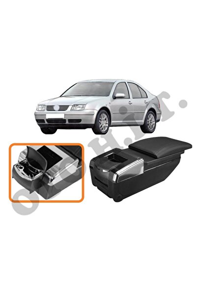 OTO H.İ.T. VOLKSWAGEN BORA UYUMLU BARDAKLIKLI LÜKS KOL DAYAMA KOLÇAK SİYAH İT...