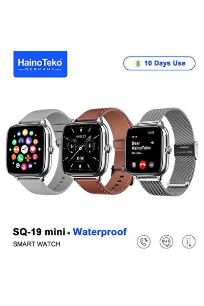 haino teko germany SQ-19 Mini Smartwatch with AMOLED Display, Long Battery Li...