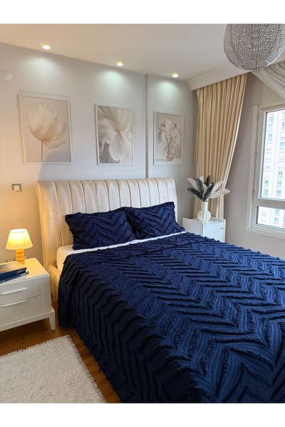 shop Merve Desen Çift Kişilik Yatak Örtüsü Takımı