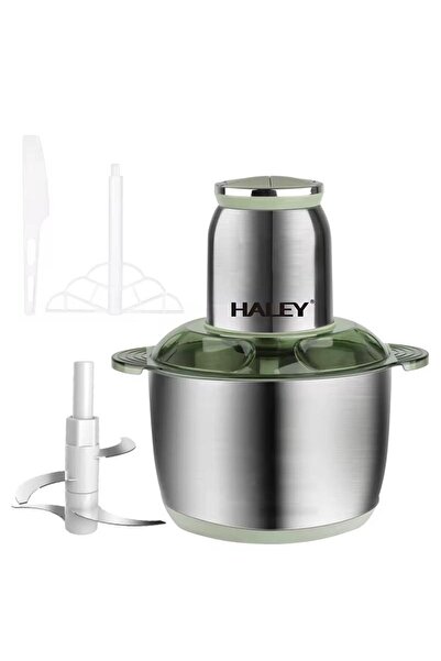 HALEY Electric Chopper 1300W 5L, Stainless Steel Bowl, 2 Speeds, Double Panel...