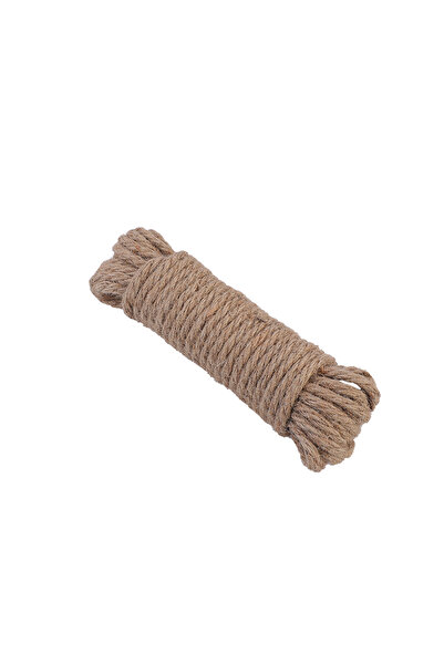 Lawazim حبل بوليستر 4 مم × 10 م - حبل مضفر متعدد الأغراض للتخييم والقوارب وحب...