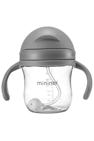 Mininor Tritan Smart Drinking Cup 220 ml - Grey Seal - Gray Standard