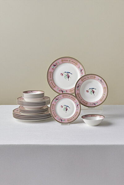 Karaca Forever Bone Calista 24 Parça 6 Kişilik Yemek Takımı