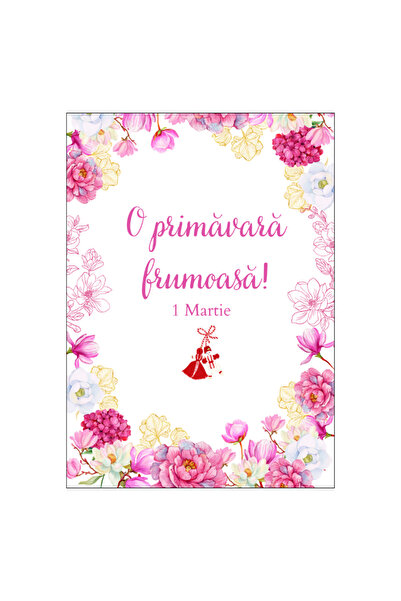 OEM Greeting card 13x18 cm with envelope, March 1, multicolor