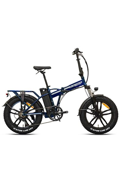 Kron Zuma 20 Jant 7 Vites H.Disk Elektrikli Katlanır Bisiklet Lacivert Gri