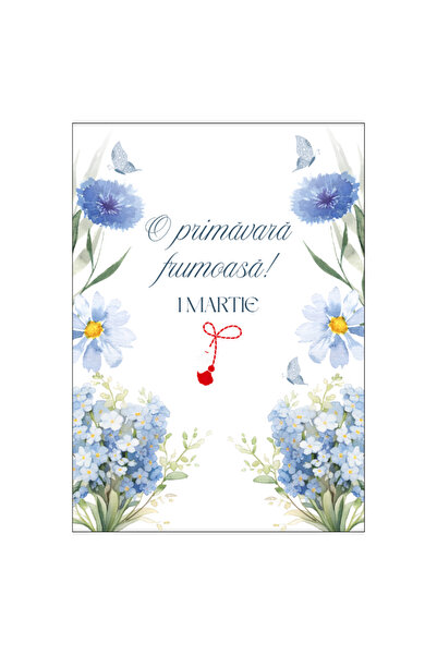 OEM Greeting card 13x18 cm with envelope included, March 1/March 8/Martisor/W...