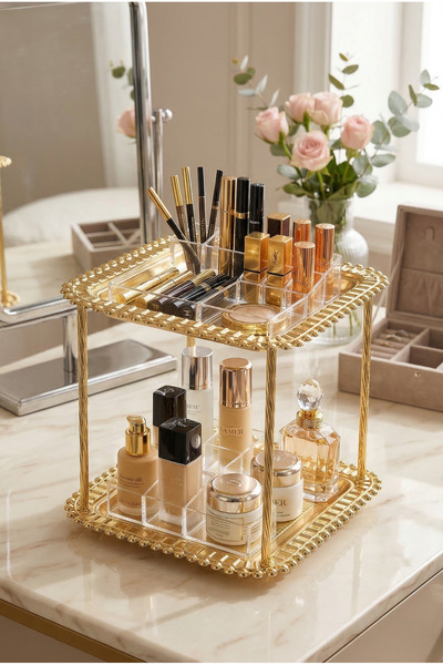 AKSESUAR EVRENİ منظم مجوهرات ومستحضرات تجميل متعدد الأغراض من لوفيفا جولد، من...