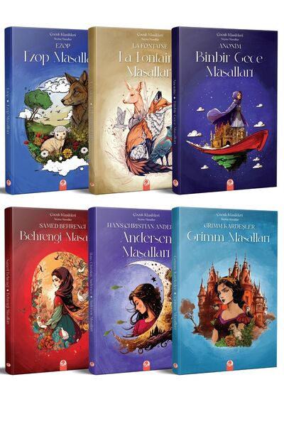 Kızıl Panda Yayınevi Çocuk Masal Öykü Roman Seti (19 Kitap)