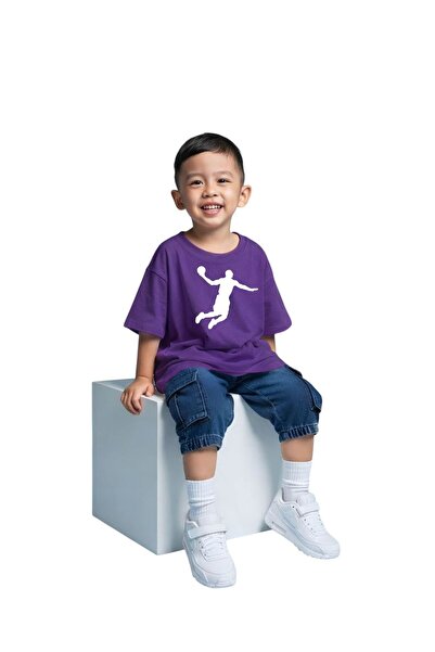 E-ROMA Basket Atan Baskili Unisex Children's T-Shirt 1Gh1