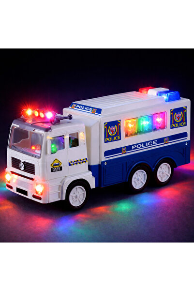 RCO Masina de politie de jucarie, interactiva, cu sunete si lumini, 27 cm, WP...