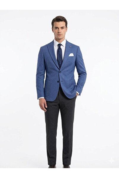 Presto Erkek SlimFit 6 Drop Çift Düğme Torba Cep Premium Kumaş İnce İşçilik,Ö...