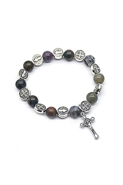 EFAYN.RO Religious model bracelet, with cross pendant, themed accessories, el...