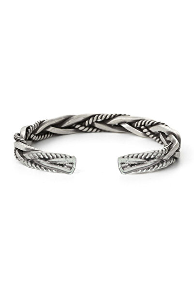 EFAYN.RO Braided bracelet, steel madness model, fashion theme, unisex, silver...