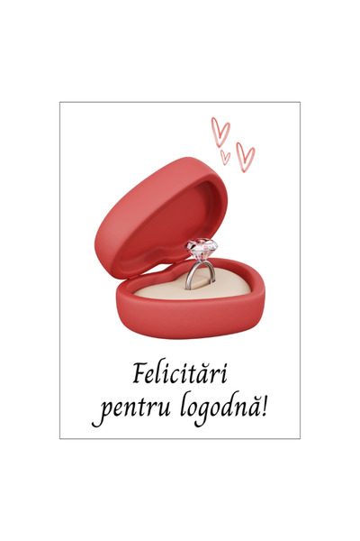 OEM Felicitare 13x18cm cu plic - Logodna