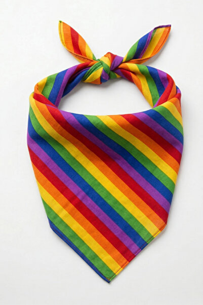 PETEK AKSESUAR Rainbow Colorful Bandana