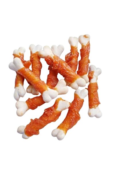 OEM Os de calciu învelit în pui pentru câini