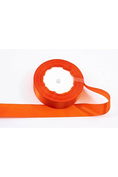 OEM Set of 3 rolls Satin Ribbon 2.5cm/22m Crimson Orange 024