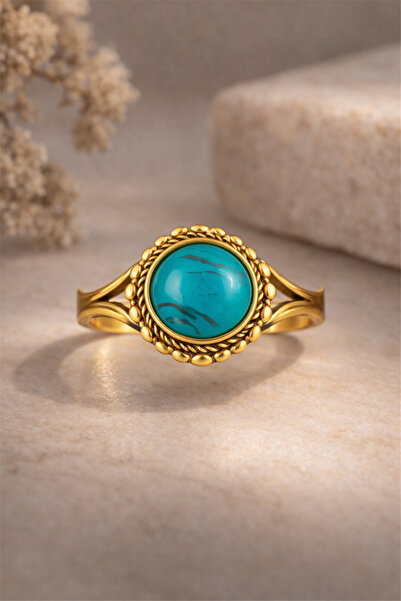 Brandsmiths خاتم من الحجر الطبيعي والنحاس