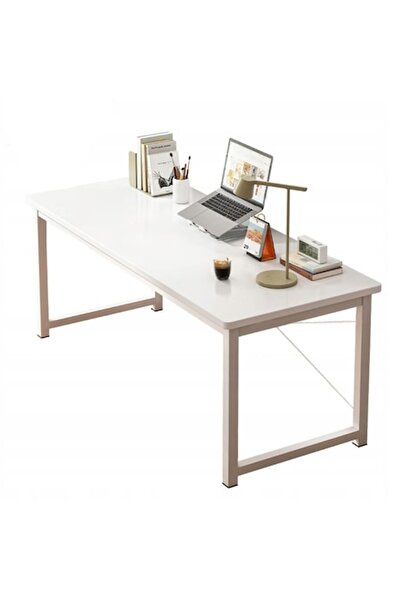 BADU White Desk for Youth School Industrial 120 cm