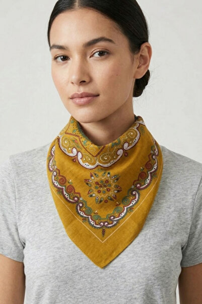 PETEK AKSESUAR Bati̇k D Patterned Bandana