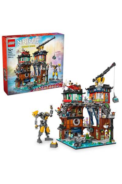 LEGO NINJAGO Şehri Atölyeleri 71837 - 14 Yaş ve Üzeri için 10 Ninja Minifigür...